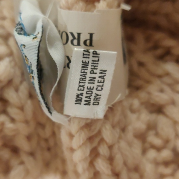 New! Portolano ExtraFine Italian Merino Wool Cable Knit Infinity Cowl Scarf - Picture 4 of 7